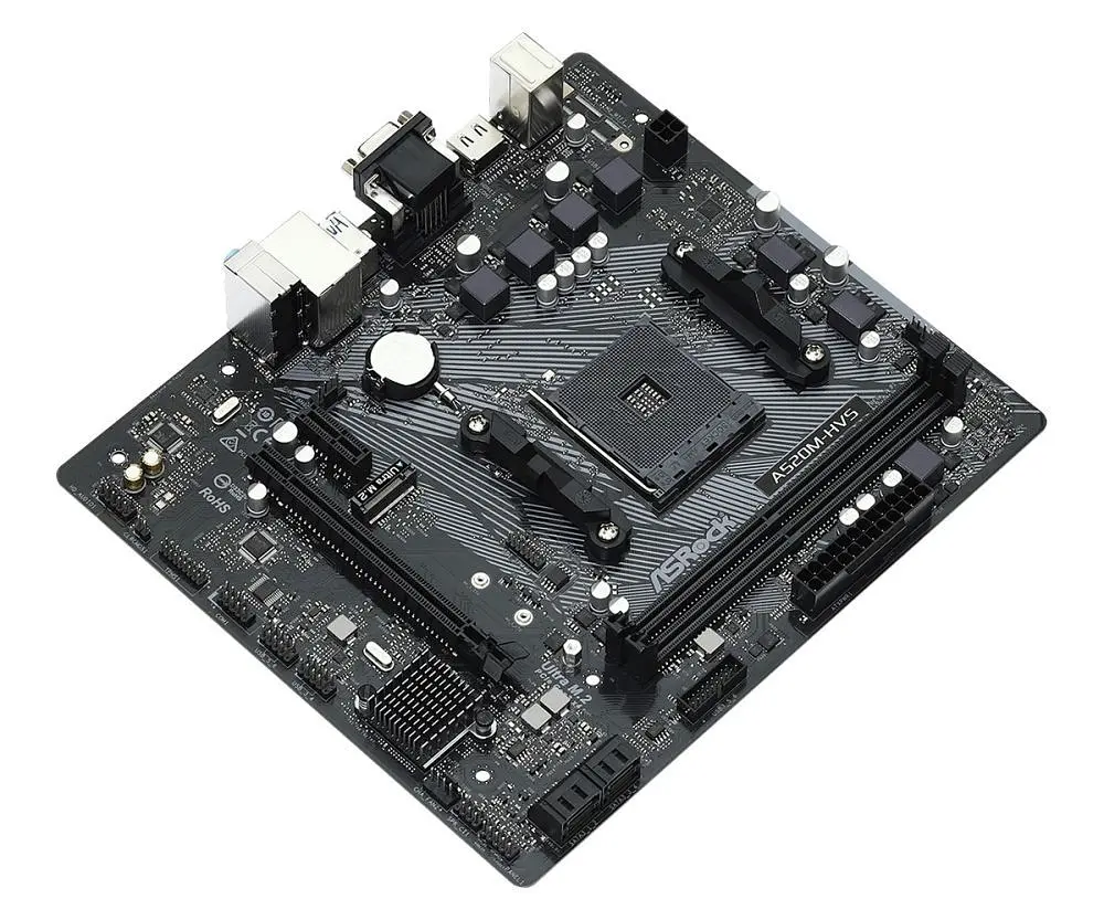 Материнська плата ASRock Socket AM4 (A520M-HVS) - фото 3