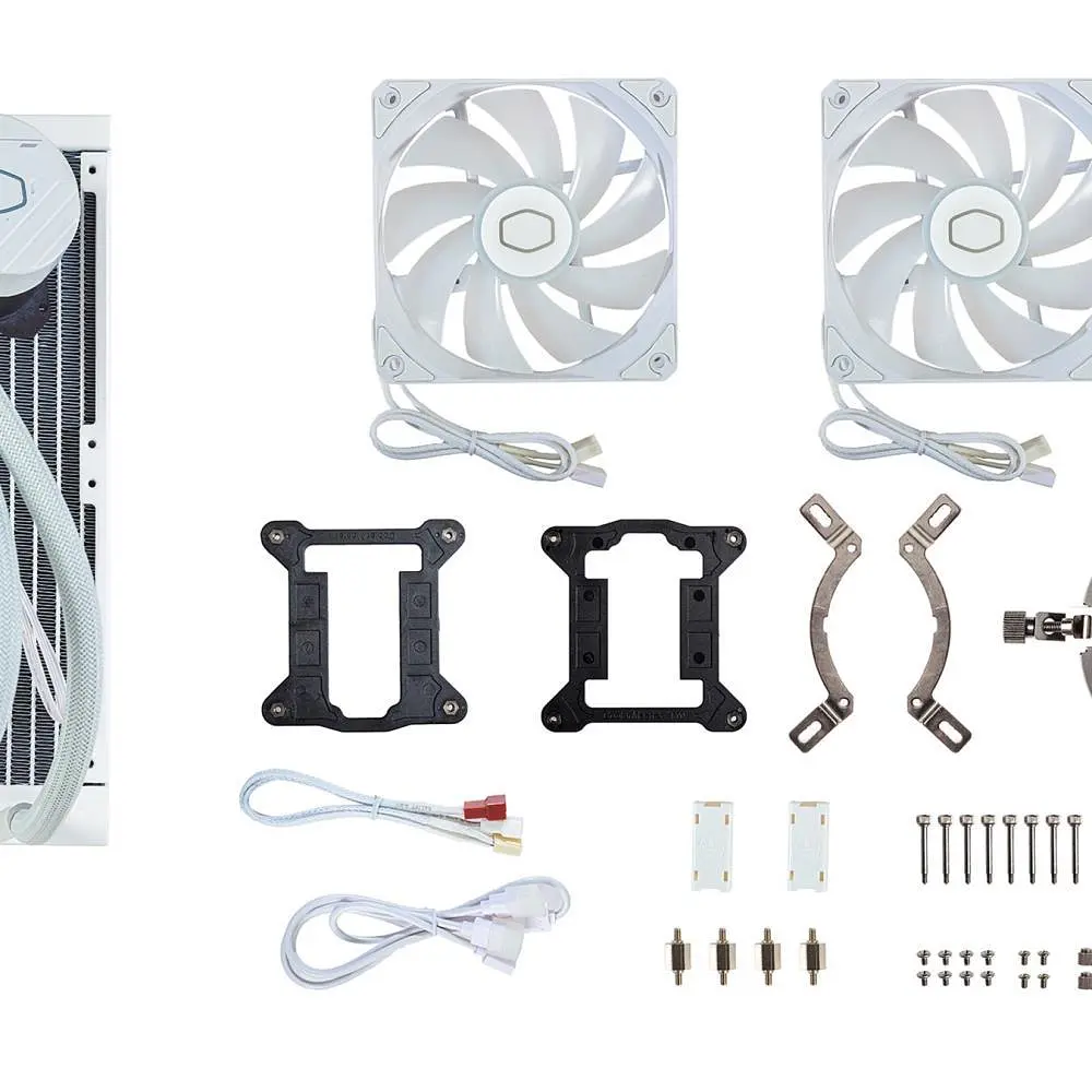Система охолодження для комп’ютерного процесора Cooler Master MasterLiquid 240L Core MLWD24M-A18PZ-RW RGB/White - фото 6