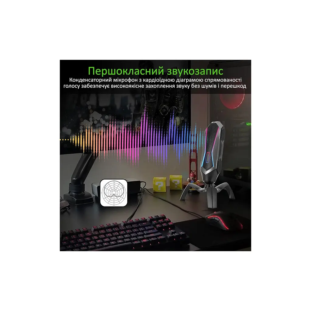 Мікрофон Vertux Marshal USB Black (marshal.black) - фото 2