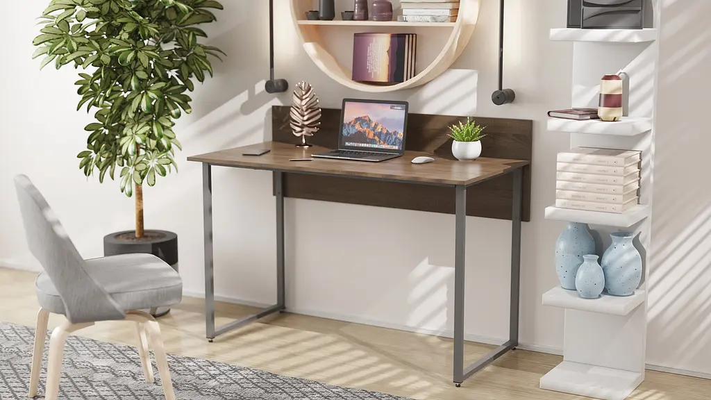 Комп'ютерний стіл Ferrum-decor Скай 75x100x70 сірий ДСП Дуб Сонома Труфель 16мм (FRD-101563) - фото 3