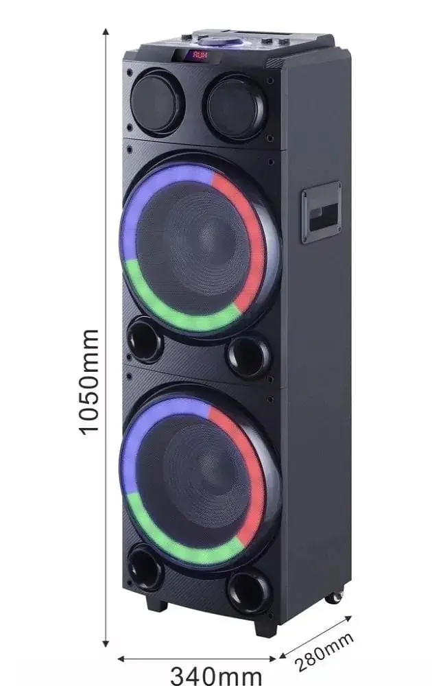 Акустическая система XPRO HS-TD1246 беспроводная с подсветкой с микрофоном (MER-15697_10148) - фото 2