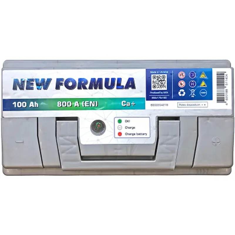 Акумулятор автомобільний NEW FORMULA 100Ah Ев (-/+) 800EN (6002204219) - фото 4
