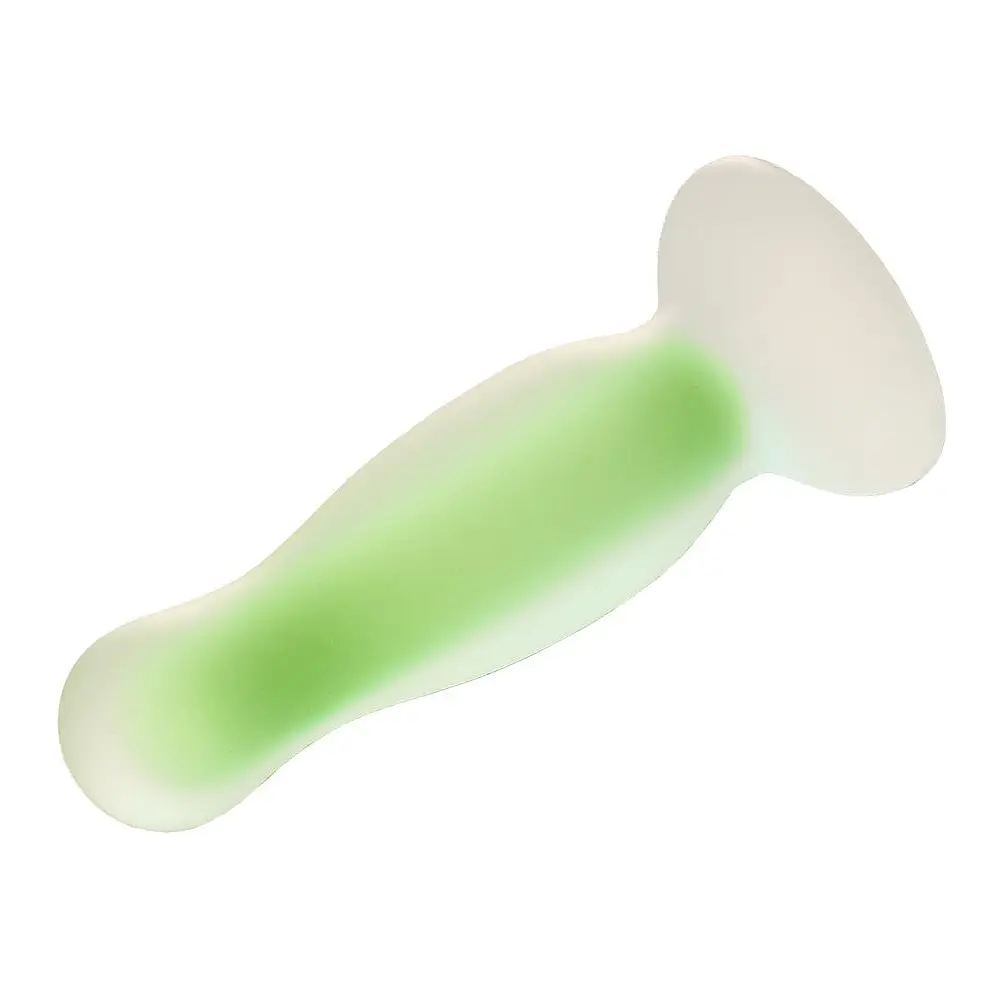 Анальна пробка Radiant Glow In The Dark Small 11 см (зелений) - фото 4