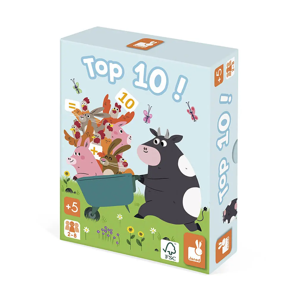 Настольная игра имеем Топ 10 Janod det0017806 - фото 5