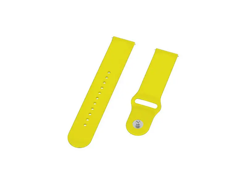 Ремінець BeCover Sport Band Yellow for Amazfit Bip / Amazfit Bip Lite / Amazfit Bip S Lite / Amazfit GTR 42mm / Amazfit GTS / Xiaomi TicWatch S2 / Xiaomi TicWatch E (706201) - фото 3