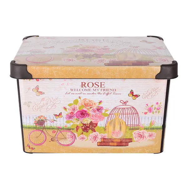 Корзина Violet House Decor Rose, 20 л, різнобарв'я (0648 DECOR ROSE с/кр. 20 л) - фото 2