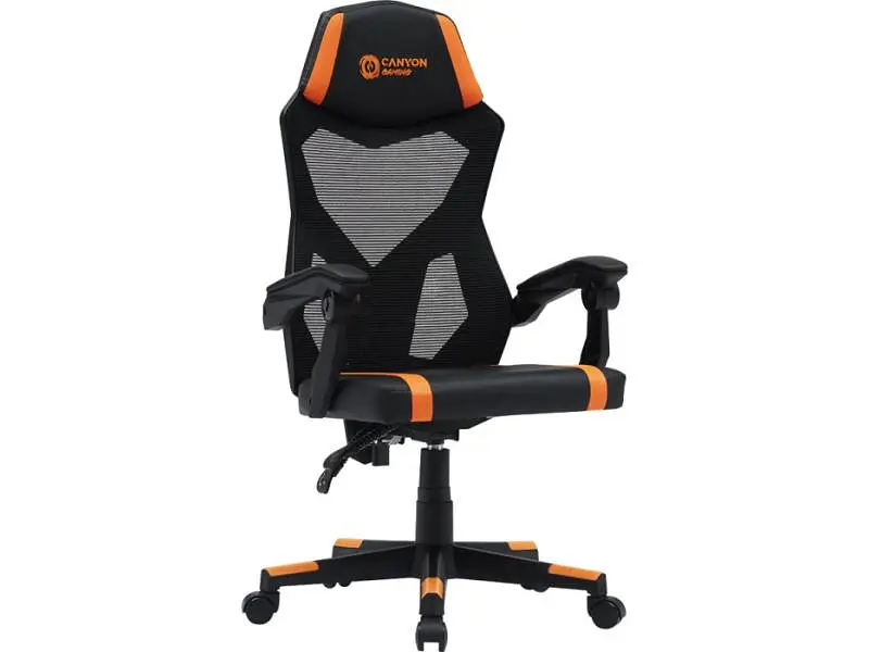 Комп'ютерне крісло для геймера Canyon Flow MCH01 Mesh Black/Orange (CNE-MCH01) - фото 4