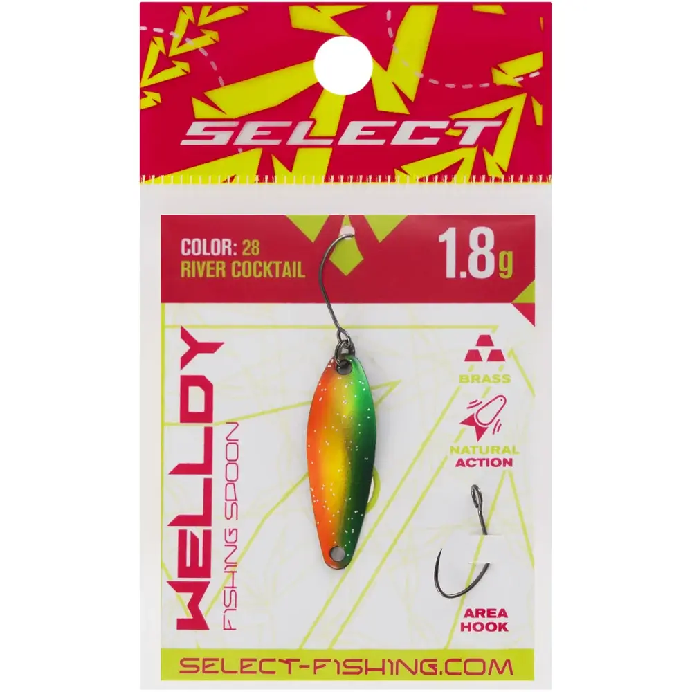 Блесна Select Welldy 1.8g 31mm #28 River Cocktail - фото 2