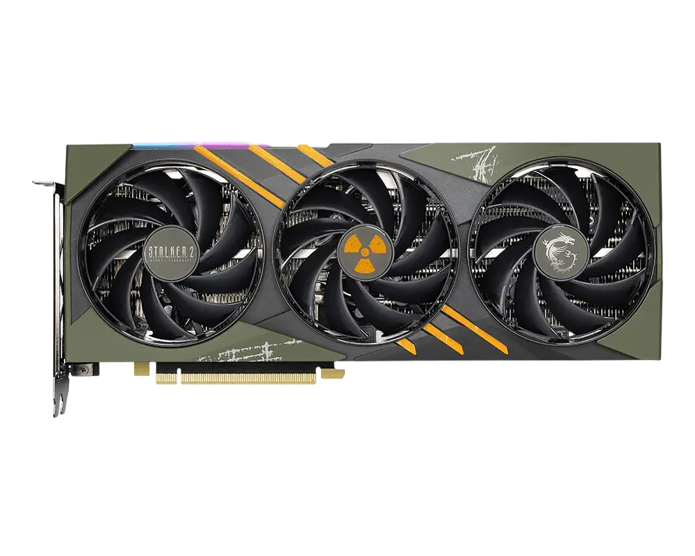 Відеокарта GeForce RTX 4070 Ti Super 16GB MSI Slim (RTX 4070 Ti SUPER 16G GAMING SLIM STALKER 2 EDIT - фото 2