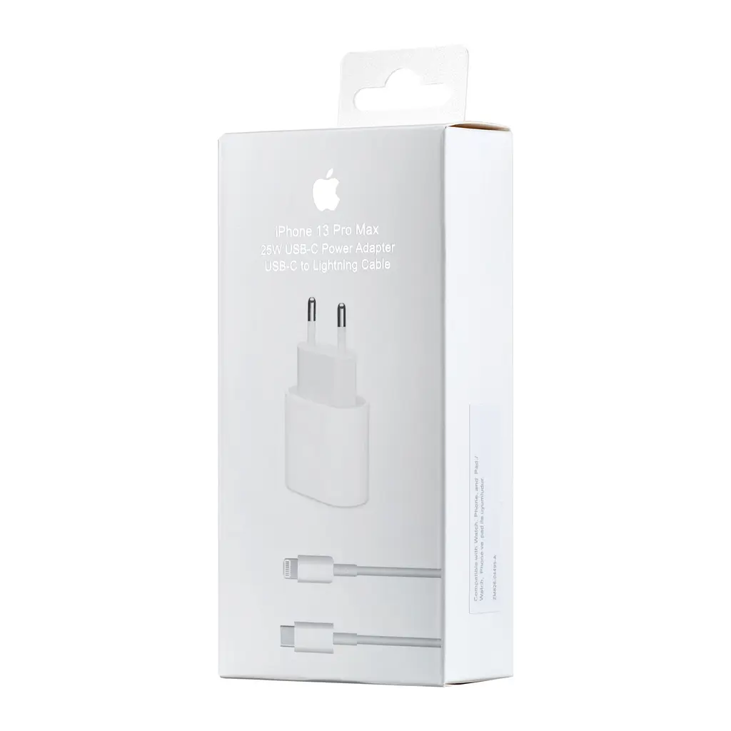 Мережевий зарядний пристрій Apple 25W USB-C Power Adapter With Cable Type-C to Lightning High c0py Білий - фото 2