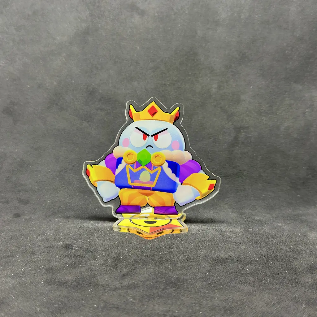 Акрилова колекційна фігурка Brawl Stars Король Лу (King Lou) 10 см - фото 2