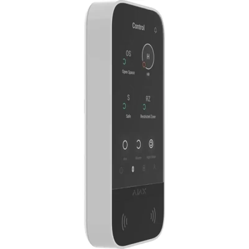 Клавіатура до охоронної системи Ajax KeyPad TouchScreen white - фото 2