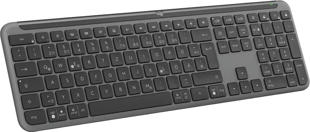 Клавіатура бездротова Logitech Signature Slim K950 US Graphite (920-012465) - фото 2