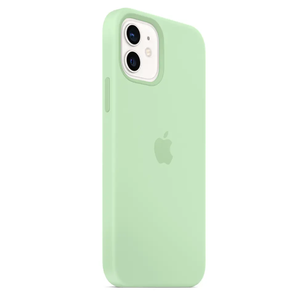 Чохол Silicone Case з MagSafe для Apple iPhone 12 / 12 Pro (Pistachio) ААА [57147] - фото 2