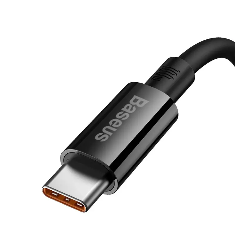 Дата кабель Baseus Superior Series Fast Charging USB to Type-C 100W (1m) (P10320102) Moon White - фото 3
