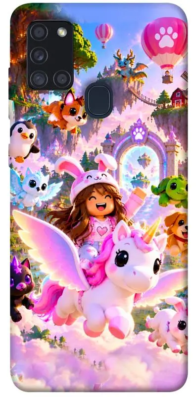 TPU чохол Demsky Happy chaos для Samsung Galaxy A21s