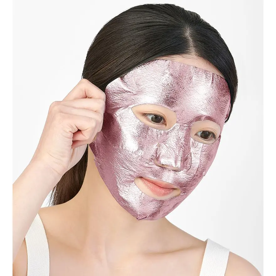 Маска антивікова Jmsolution Collagen Pdrn Firming Rose Gold Foil Mask 10 шт. - фото 6