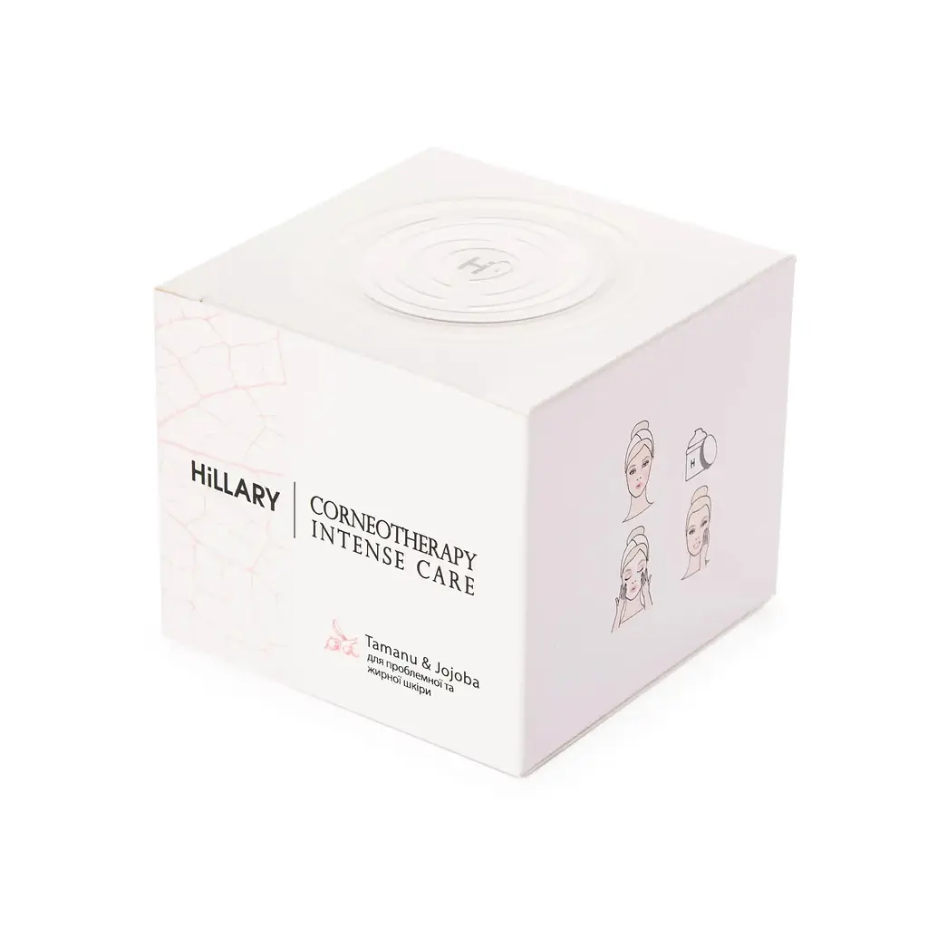 Крем для жирної та проблемної шкіри Hillary Corneotherapy Intense Сare Tamanu & Jojoba 50 г - фото 5