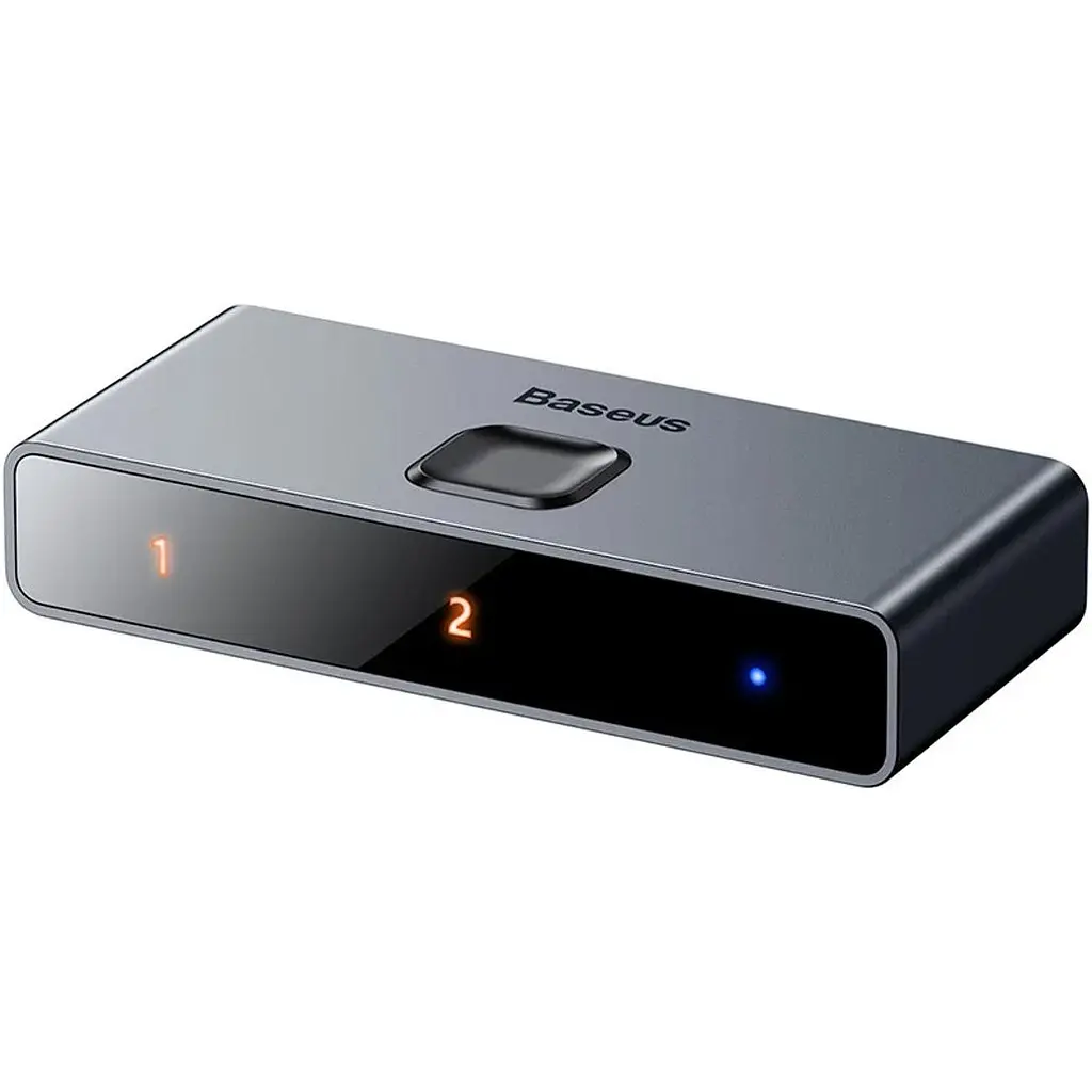Розгалужувач HDMI Baseus Matrix Splitter Space Grey (CAHUB-BC0G) [126871] - фото 4