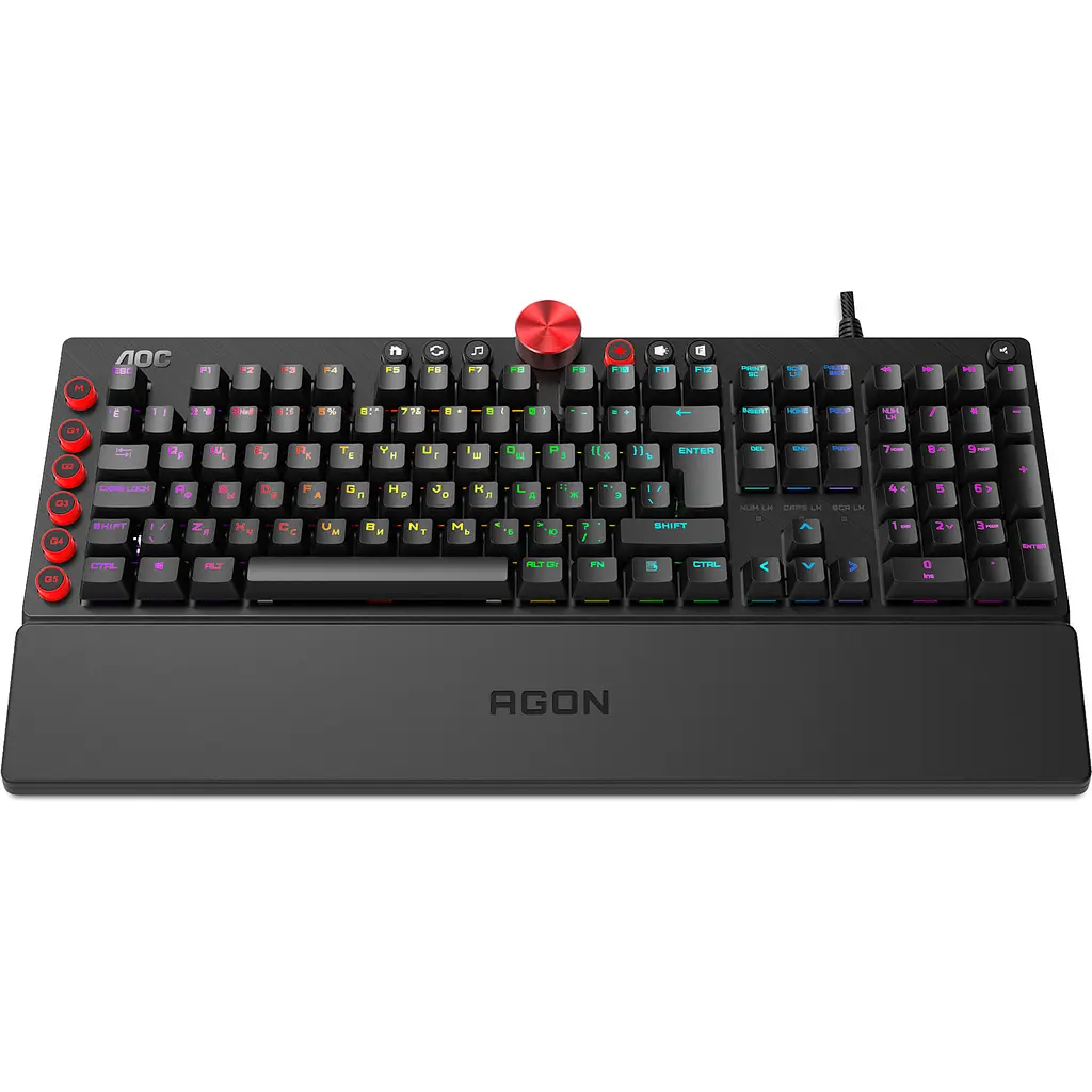 Клавиатура AOC AGK700 Gaming RGB [AGK700DR2R] [105583] - фото 3