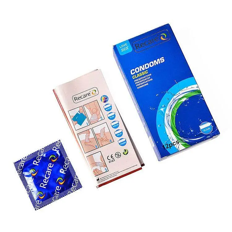 Презервативи Recare Classic Condoms 12 шт, класичні - фото 4