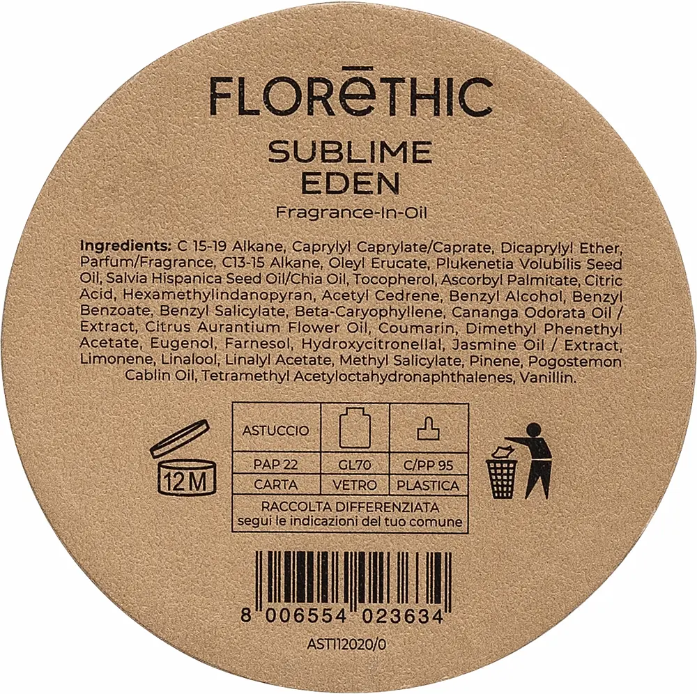 Парфумована олія для волосся Barex Sublime Eden FLORĒTHIC 30 мл - фото 5