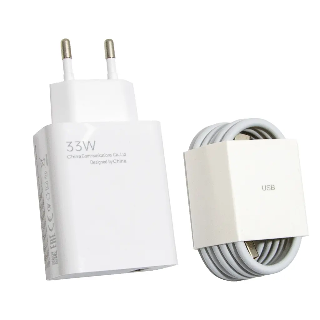Зарядний пристрій Power Adapter 9168, USB+Type-C, білий, 18W, з кабелем 95 см