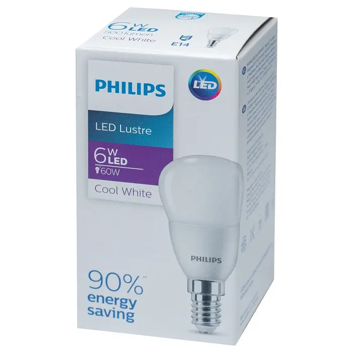 Лампа світлодіодна Philips LED Lustre 6-60W E14 840 P45NDFR RCA (929002274037) - фото 2