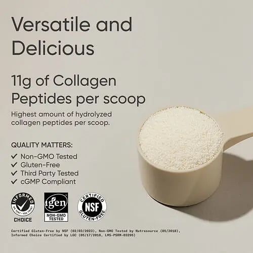 Колаген Collagen Peptides 480 грам Ваніль Sports Research vit0005707 - фото 3