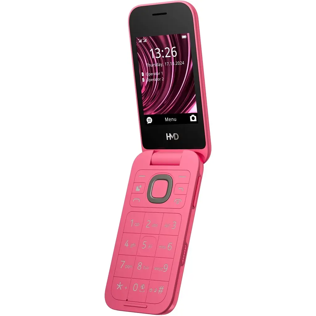 Мобільний телефон HMD 2660 4G Flip DS Red - фото 4
