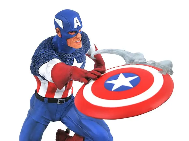 Фігурка Diamond Select Toys Gallery diorama Marvel Captain America Марвел Капітан Америка 25 см (G M CA) - фото 4