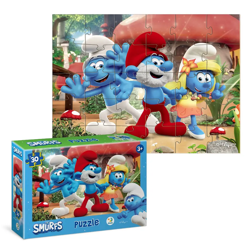 Дитячий пазл "The Smurfs: Привіт усім!" 200662, 30 елементів - фото 4