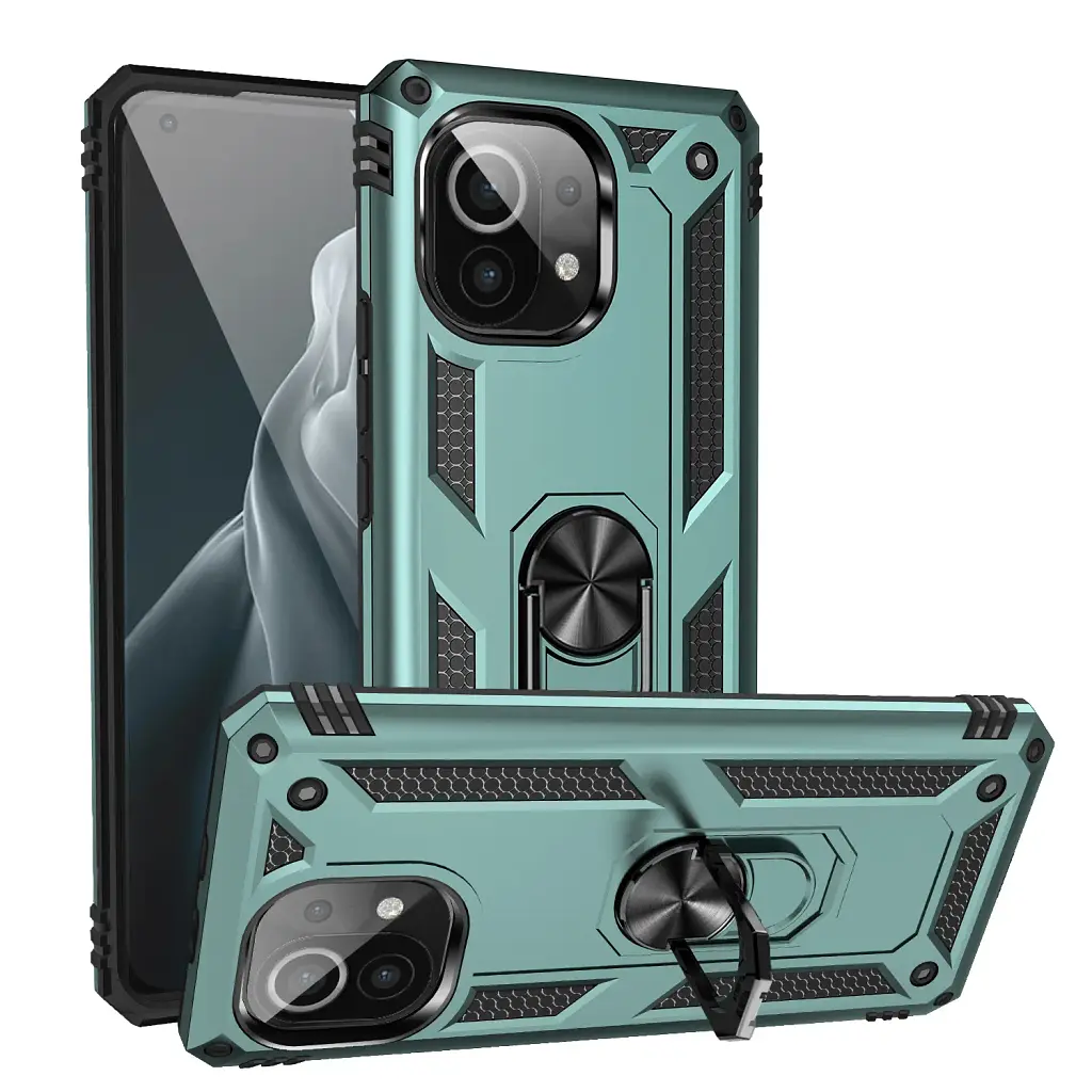 Панель BeCover Military для Xiaomi Mi 11 Lite / Mi 11 Lite 5G / 11 Lite 5G NE Dark Green (706645) - фото 2