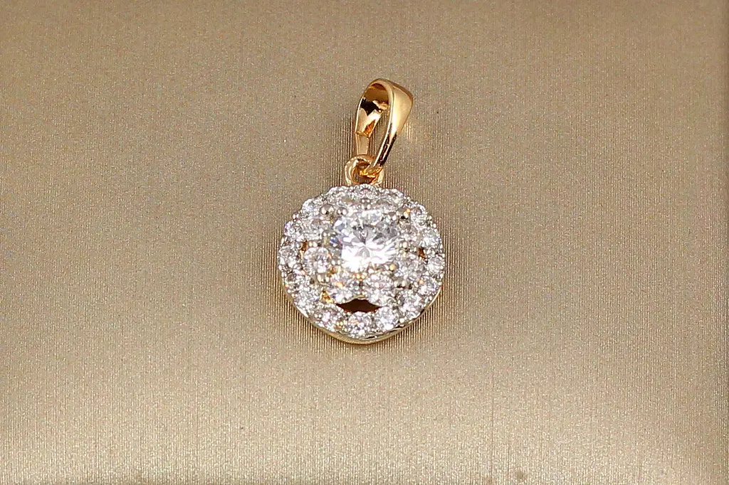Кулон Xuping Jewelry зірка з родієм 1.2 см золотистий