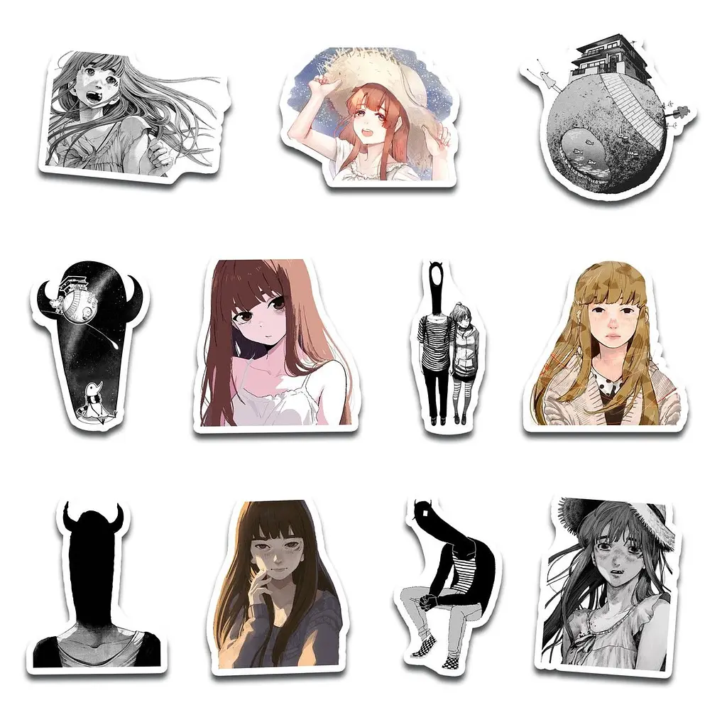 Стикерпак GeekLand Goodnight Punpun 45 штук (SP GP 01) - фото 4