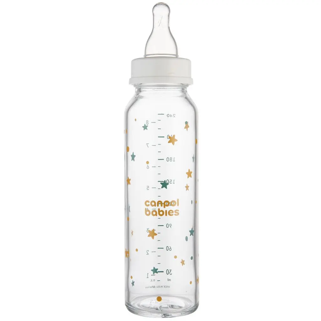 Пляшечка Canpol babies скляна 240 мл з малюнком (42/201) - фото 2