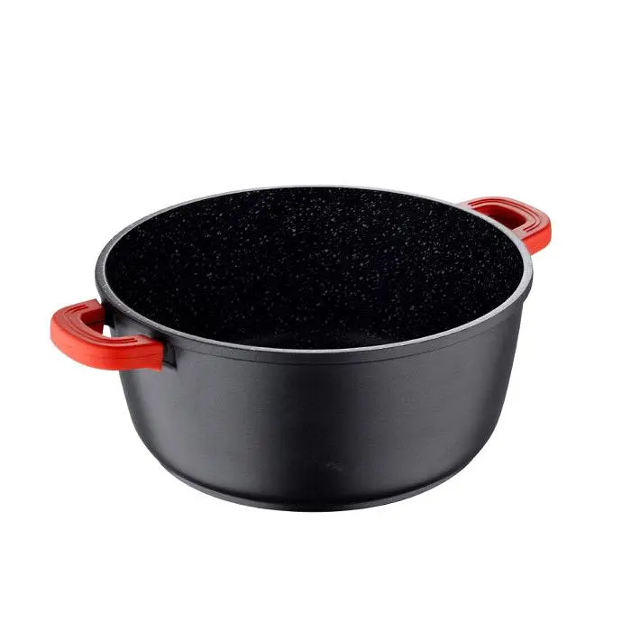 Кастрюля с крышкой Bergner Chroma 20 см 2.2 л (BG-30114-BK) - фото 5