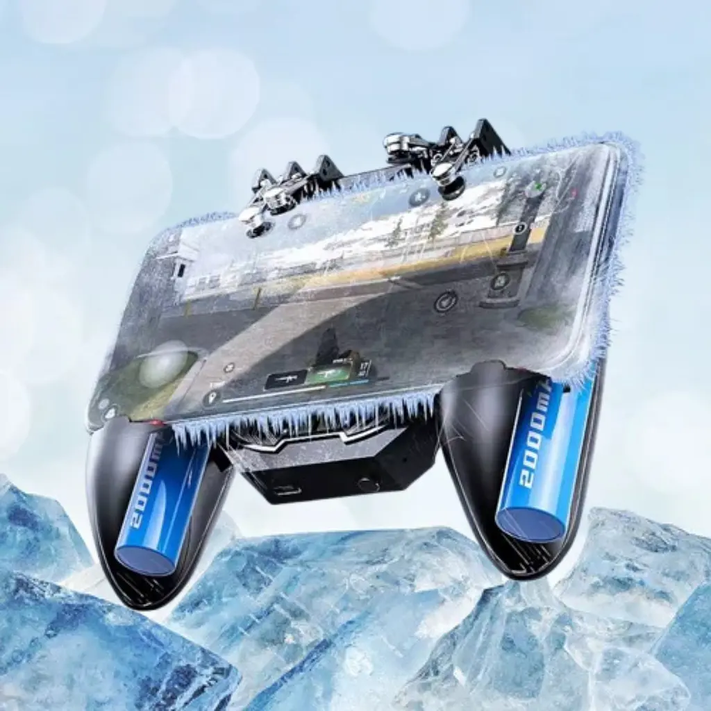 Джойстик для телефону з охолодженням Memo DL100 4000mAh ігровий контролер тригер Black (18538) - фото 6