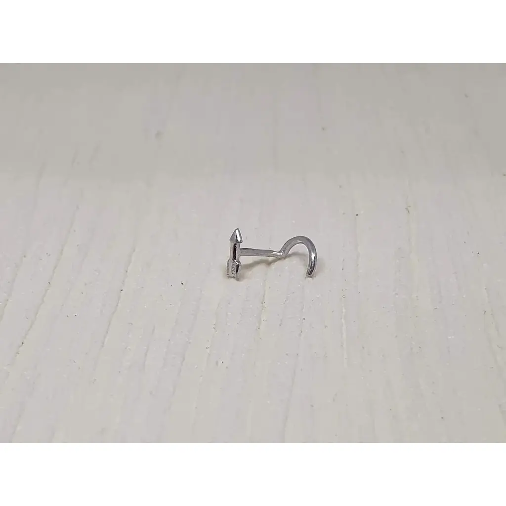 Срібна сережка-пірсинг Астор в ніс. 918-2440Р - фото 2