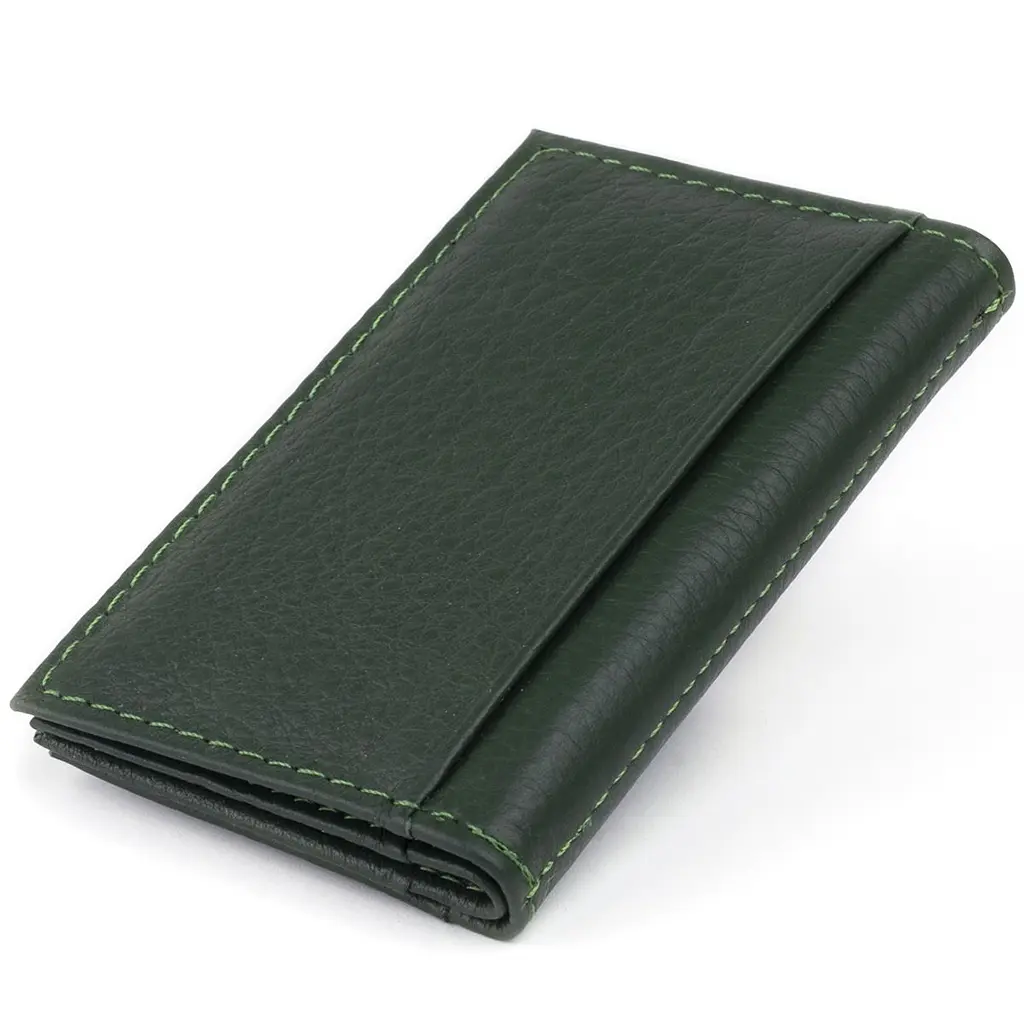 Візитниця-книга ST Leather 19215 зелена - фото 6