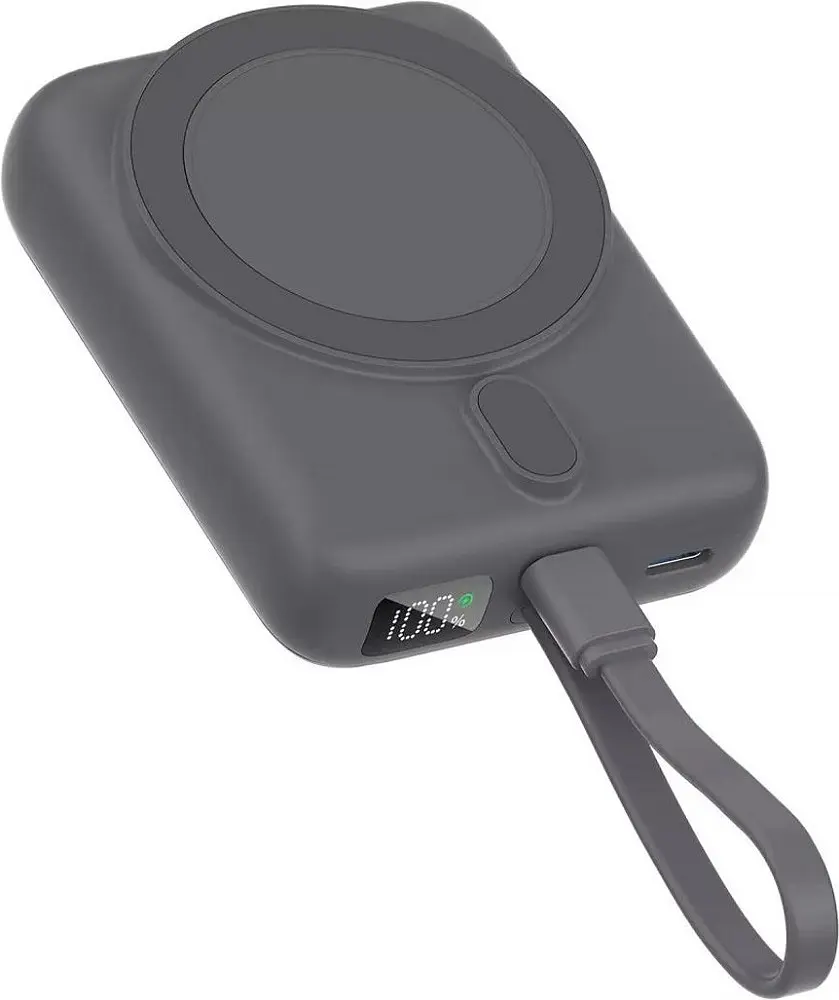 Портативний акумулятор Proove Neutron Magnetic 22.5W 10000mAh gray (PBNE22022203) - фото 5