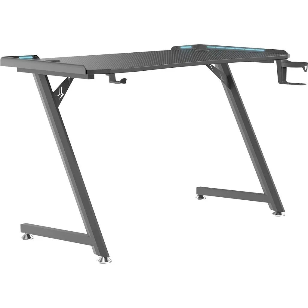 Комп'ютерний ігровий стіл GT Racer T-1416 Black [123406] - фото 2