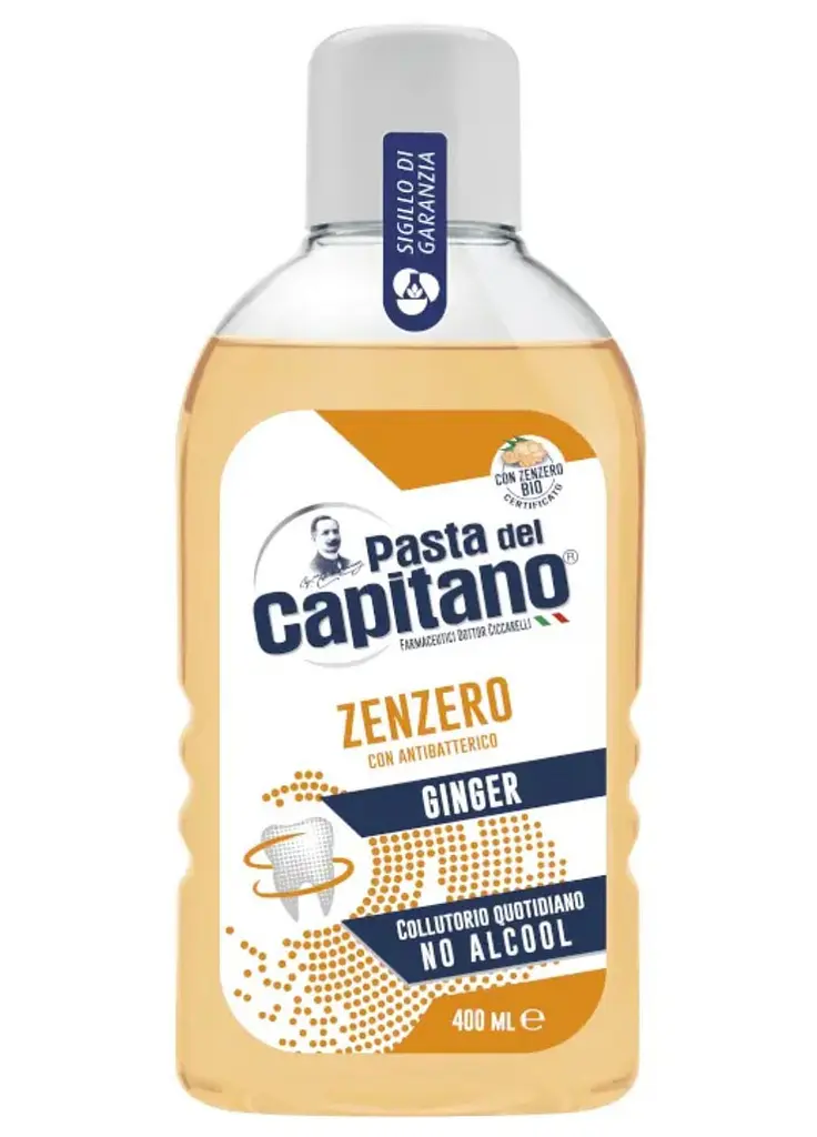 Ополіскувач для ротової порожнини Pasta Del Capitano Zenzero зі смаком імбиру 400 мл
