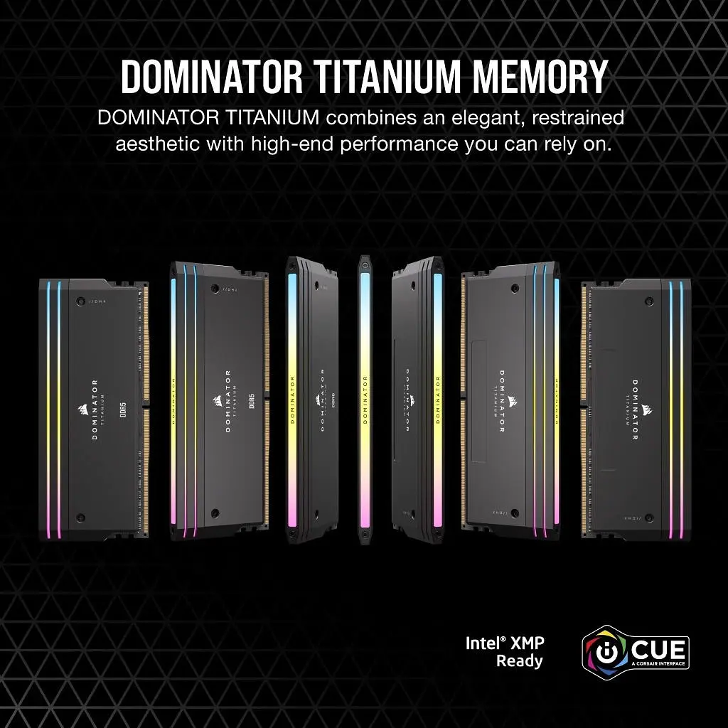 Оперативна пам'ять Corsair 32GB (2x16GB) DDR5 7200MHz Dominator Titanium RGB (CMP32GX5M2X7200C34) - фото 5