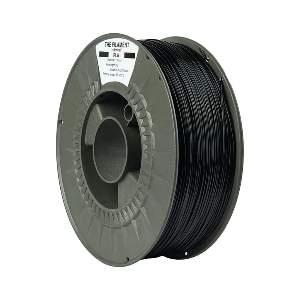 Пластик для 3D-принтера The Filament PLA 1.75mm 1kg BLACK, MIDNIGHT (TF-24000)