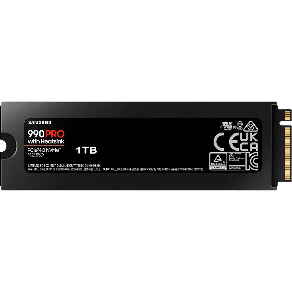 SSD накопичувач Samsung 990 PRO with Heatsink 1 TB [MZ-V9P1T0CW] [100624] - фото 3