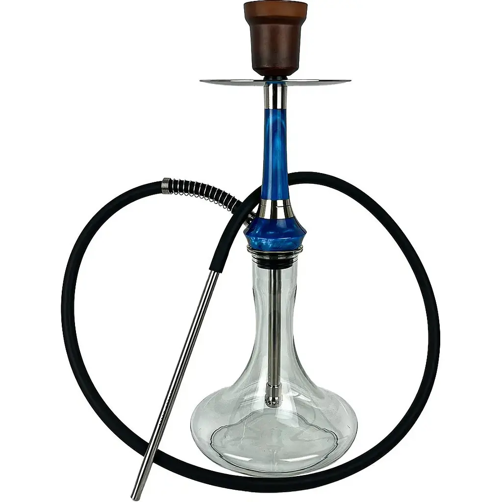Кальян Totem Hookah Monolit Optima Ocean Blue Craft Clear - фото 2