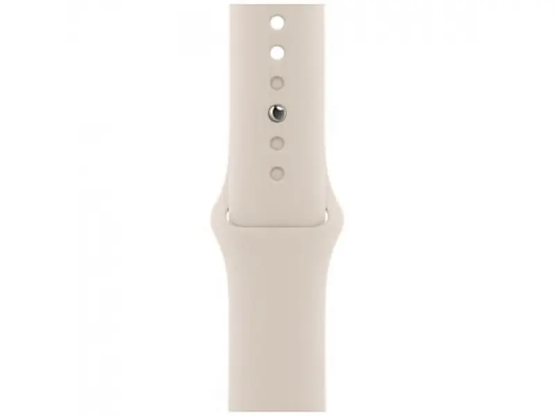Смарт-годинник Apple Watch Series 7 GPS + Cellular 45mm Silver Stainless Steel Case w. Starlight Sport Band (MKJD3) - фото 3
