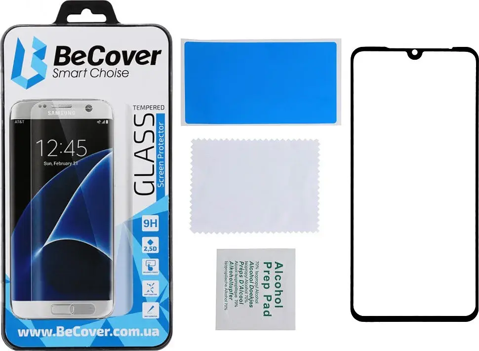 Скло захисне BeCover Oppo A52 Black (705107) - фото 2