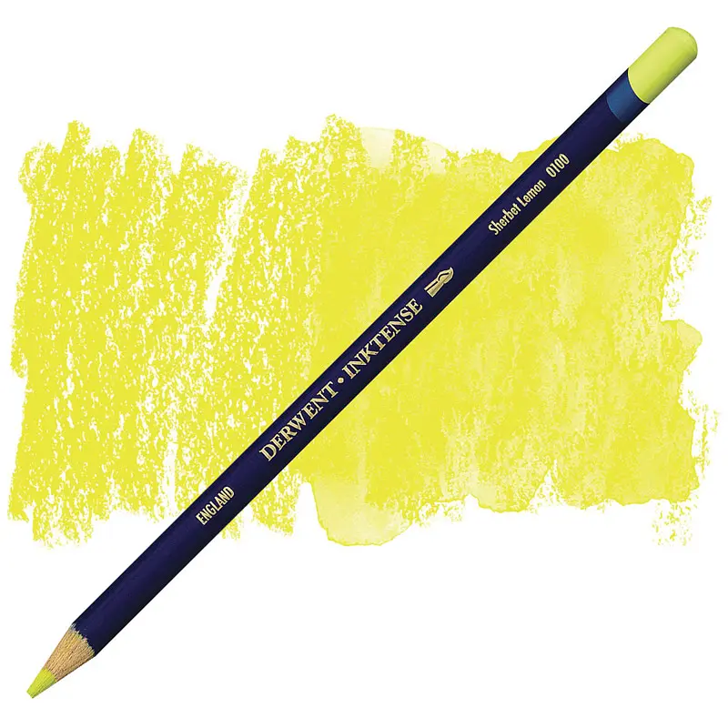 Олівець чорнильний Inktense (0100), Лимонний, Derwent
